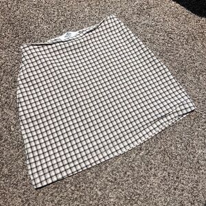 Hollister Plaid High-Rise Skirt